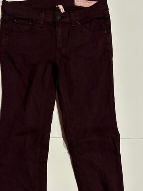Rag & Bone Women’s Slim Fit Jeans in Burgundy